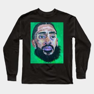 Nipsey Hussle Notebook, Framed, Long Sleeve T-Shirt